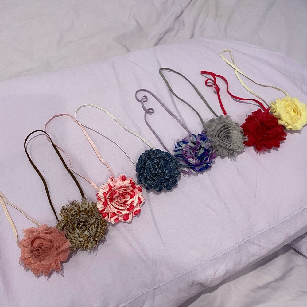 8 infant headbands